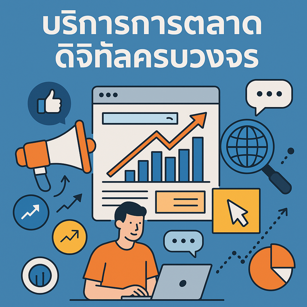 บริการการตลาดดิจิทัลครบวงจร​